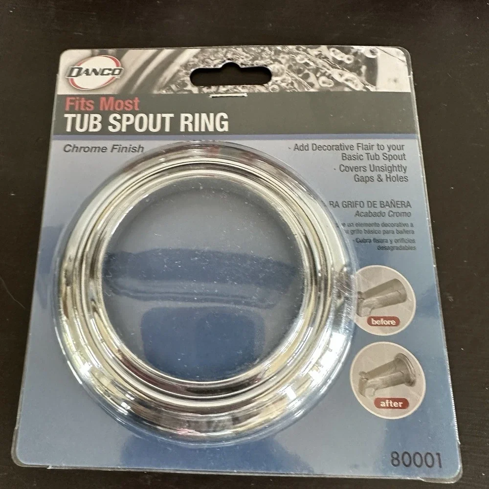 New Ace Hardware Bathtub Face‎ Plate (2) Chrome Tub Spout Ring 4202370 Plumbing
